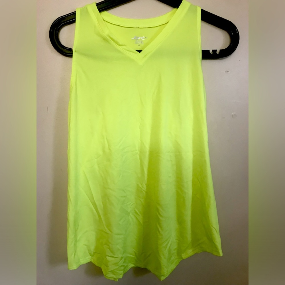 Jofit size medium vibrant yellow top